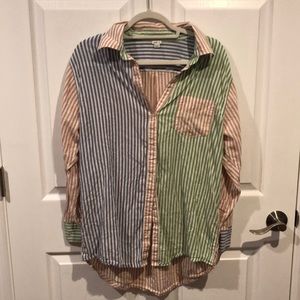 Aerie Stripe Button Down